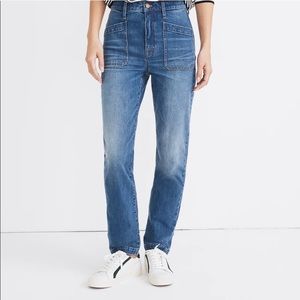 Madewell Jeans Marfield Wash Classic Straight Full Length Surplus Pocket Edition